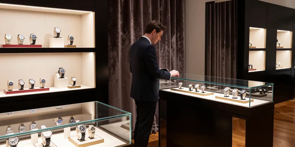 Discover exquisite clone watches in a luxury watch boutique, highlighting quality craftsmanship and elegance.