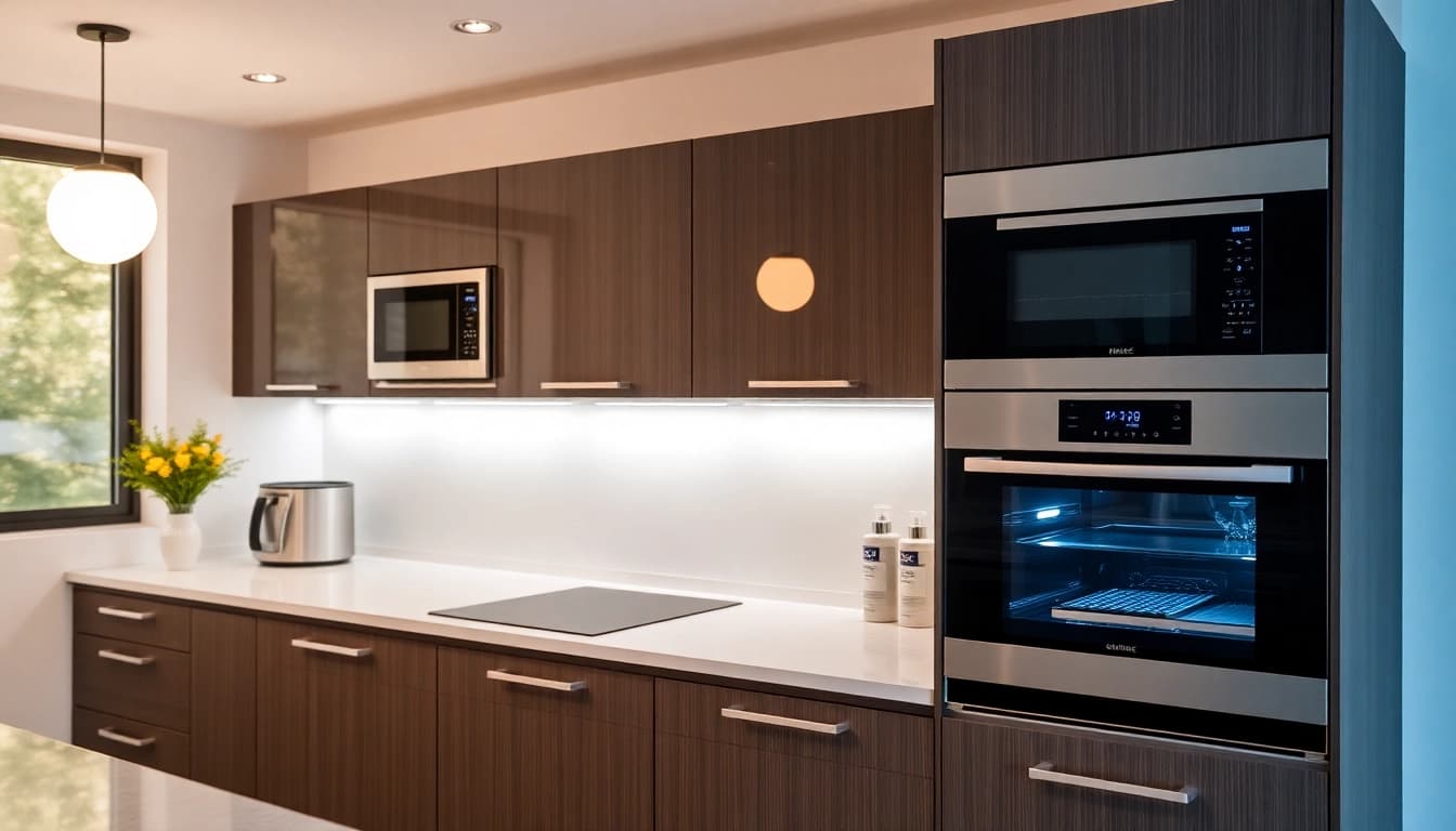 Enhance your home with уреди за вграждане, showcasing modern built-in kitchen appliances for a sleek look.