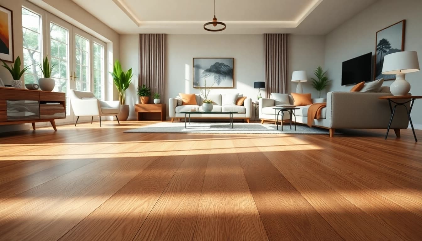 Transform your space with quality vinyl flooring that enhances comfort and aesthetics.