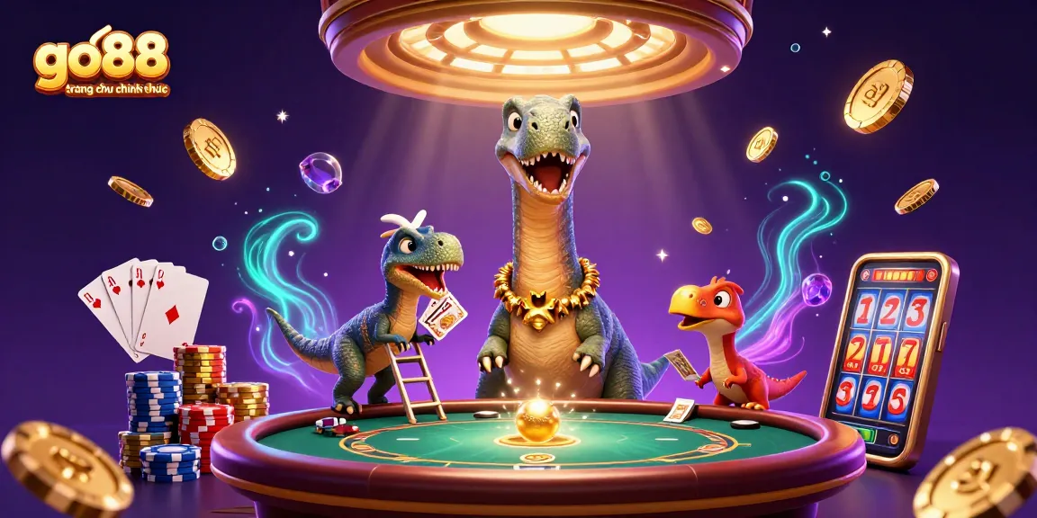 Spin to win with go88 trang chu chinh thuc's vibrant casino scene featuring unique characters and elements.