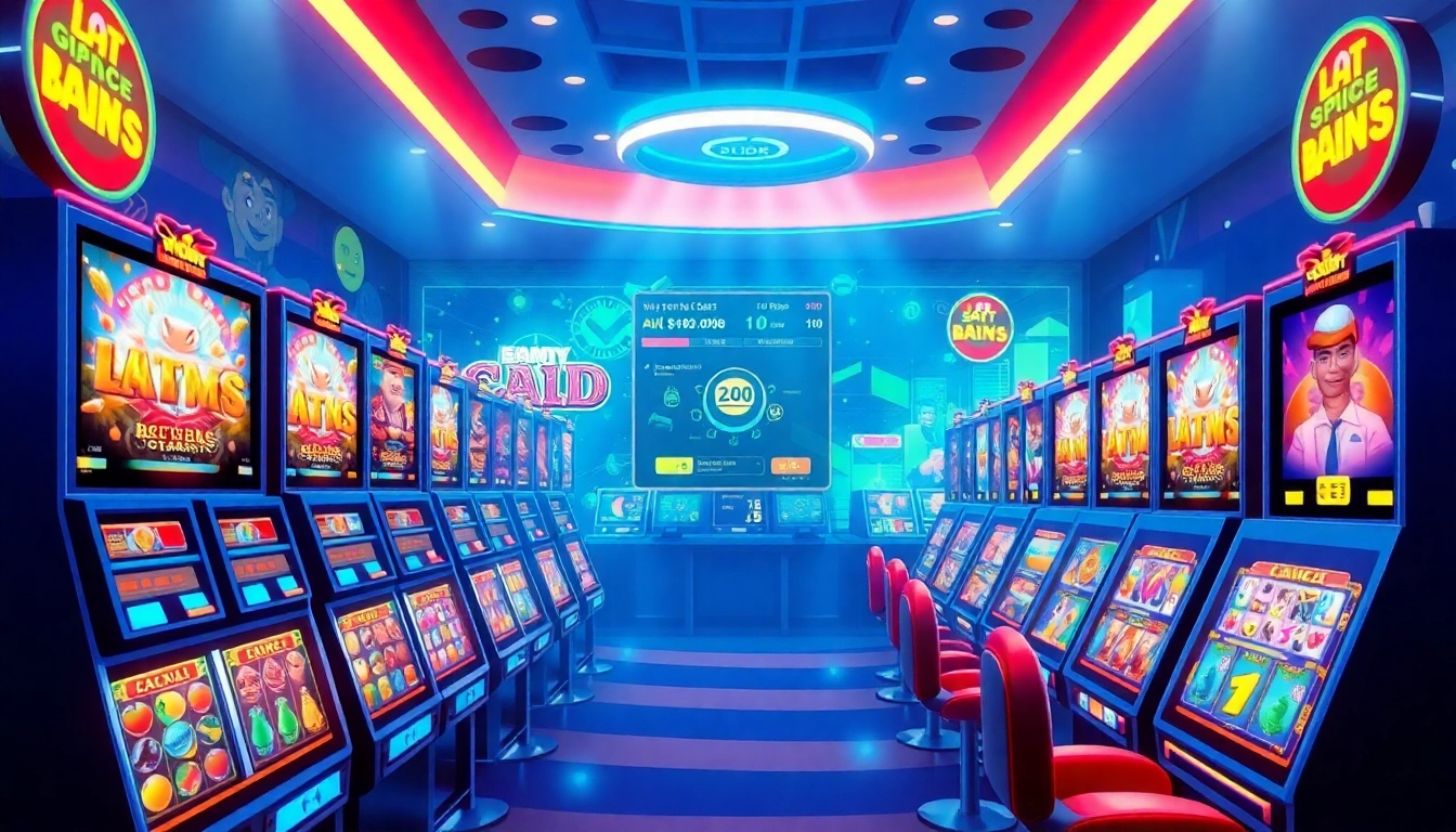 Kode4d link showcasing an engaging online gaming interface with vibrant slot game elements and customer support features.