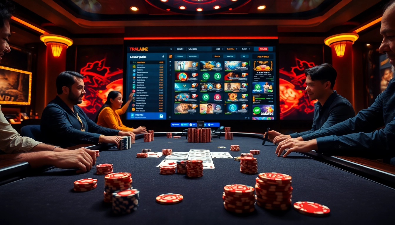 Experience the excitement of Nhà cái Debet in a luxurious online casino setting.