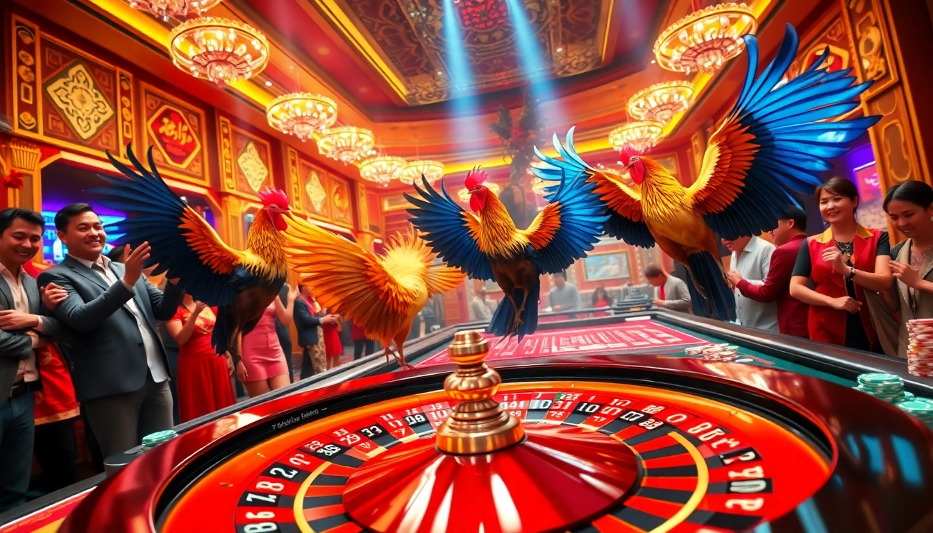 Experience the excitement of đá gà 33win with thrilling matches and vibrant casino ambiance.