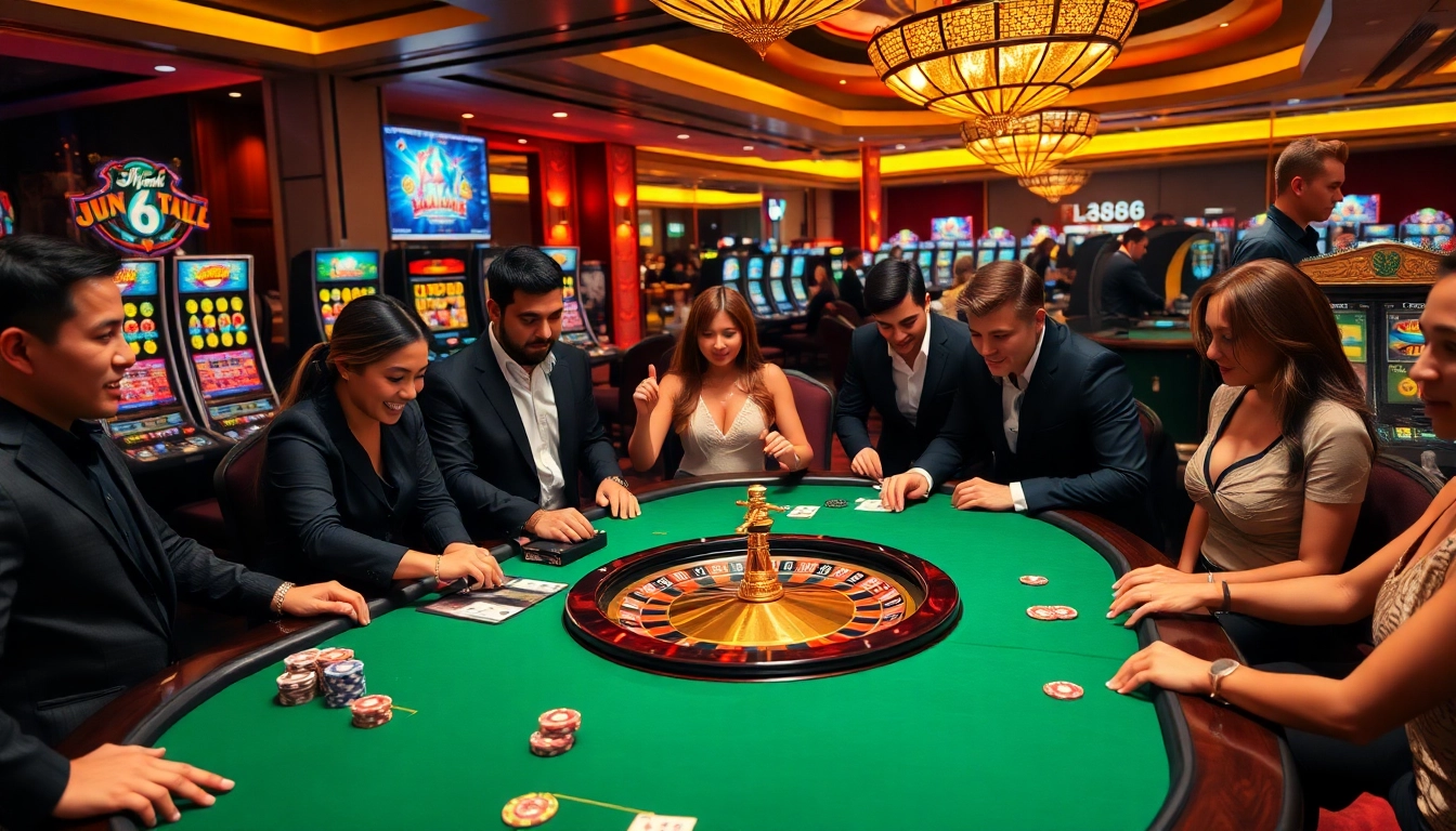 Experience thrilling gameplay at https://fly88.ad/ with high stakes, vibrant slot machines, and engaging card games.