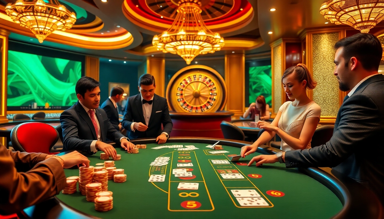 Experience thrilling poker action at https://vua88h.com/ with professional dealers and vibrant casino ambiance.