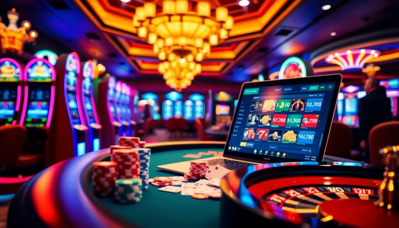 Experience the thrill of gambling at https://13win.vegas/ with vibrant slot machines and poker tables.