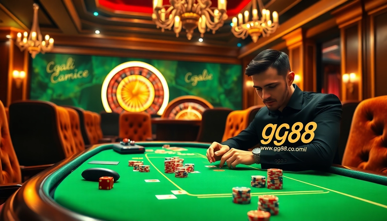 Experience the thrill of the casino with betting tables and games inspired by https://gg88.co.com/.
