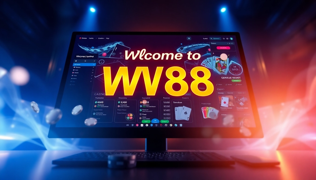 Experience the thrilling online gaming environment at w88.nyc with a sleek casino interface.