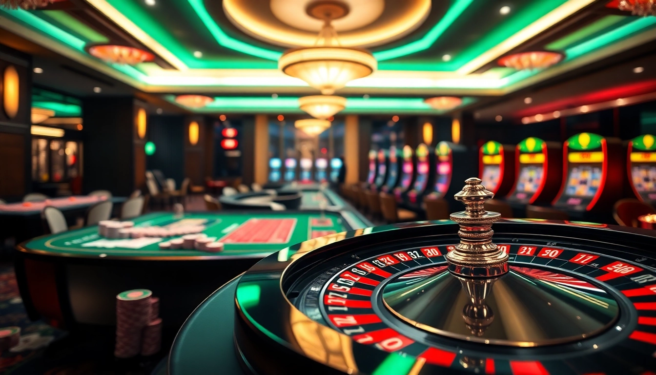 Experience the thrill of nhà cái UU88 with vibrant casino tables and exciting games.