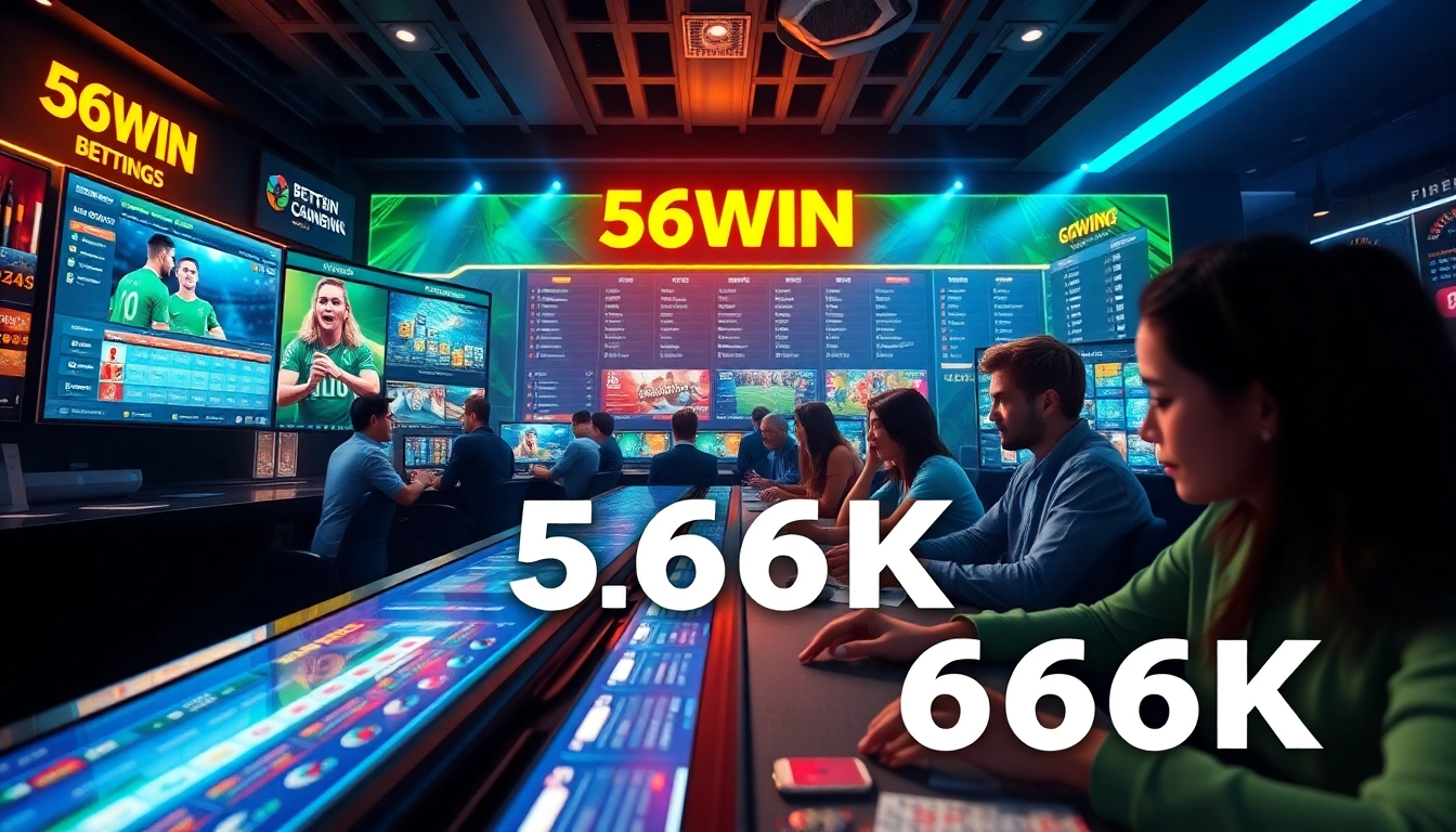 Experience thrilling online betting with 56win.sa.com, featuring diverse gaming options and a promotional bonus of 566K.